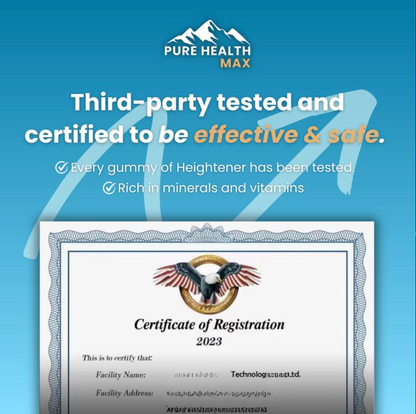 Pure Health MAX Heightener Gummies